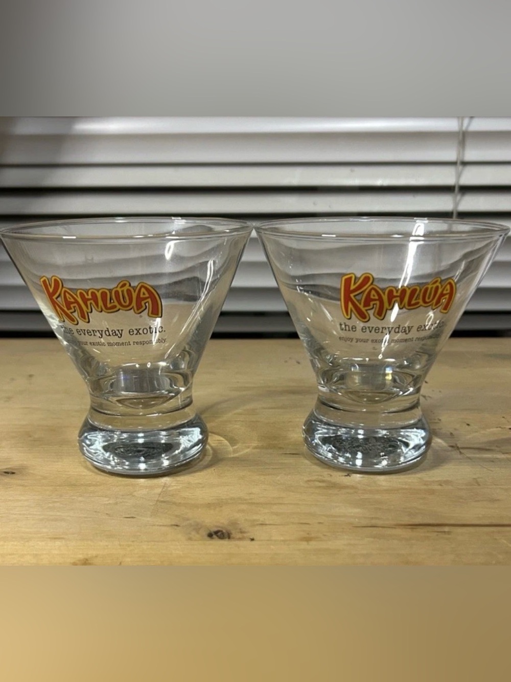 Kahlua Liquor Cocktail Glasses The Everyday Exotic Set Of 2